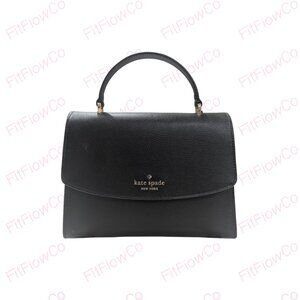 Kate Spade New York – Black Leather Top Handle Satchel (NWOT)